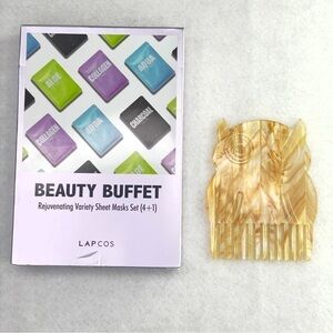 ANTHROPOLOGIE Bundle Owl Comb  plus LAPCOS Face Masks variety pack All B…